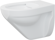 Pressalit wall-mounted rimless toilet, 700mm projection, dimensioned drawing