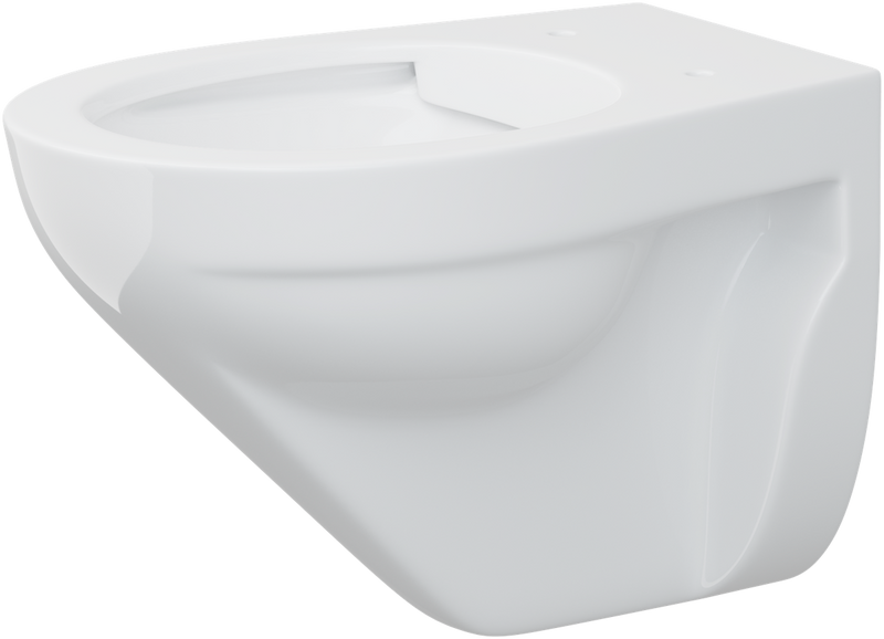 Pressalit wall-mounted rimless toilet, 700mm projection, dimensioned drawing