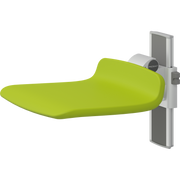 Pressalit PLUS Shower Seat 450, Manually Height Adjustable, Lime Green (R7414277)