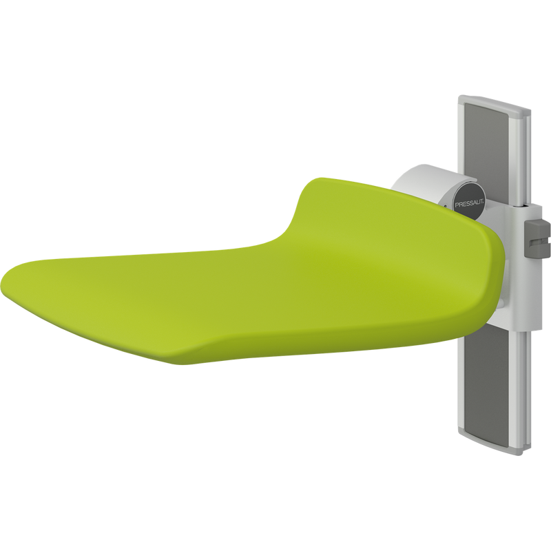 Pressalit PLUS Shower Seat 450, Manually Height Adjustable, Lime Green (R7414277)
