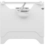 Pressalit MATRIX ANGLE DEEP manual wash basin bracket, left-facing, white