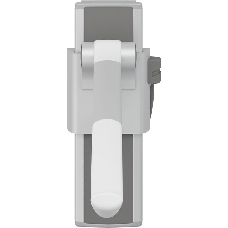 Pressalit PLUS support arm, 850mm, height & sideways adjustable, right-hand, white