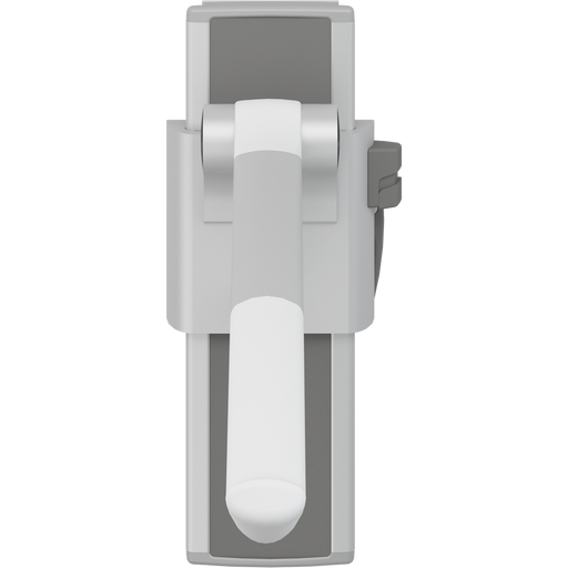 Pressalit PLUS support arm, 850mm, height & sideways adjustable, right-hand, white