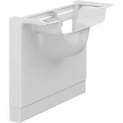 Pressalit MATRIX Powered Wash Basin Unit, Electrically Height Adjustable, Wall-Mounted, White (R4827000)