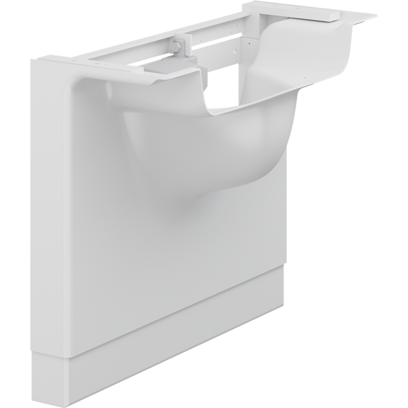 Pressalit MATRIX Powered Wash Basin Unit, Electrically Height Adjustable, Wall-Mounted, White (R4827000)
