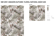 Captiva autumn floral mural panel 600x1200mm - view 3