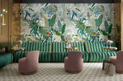 Captiva Folk Art Floral Satin Porcelain Wall Tile 600x1200mm