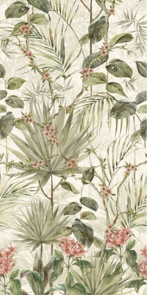 Captiva jungle floral mural panel 600x1200mm - view 2