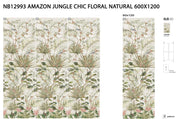 Captiva jungle floral mural panel 600x1200mm - view 4