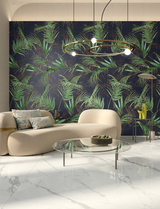 Captiva Kentia Palm Floral Satin Porcelain Wall Tile 600x1200mm