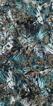 Captiva plumage floral mural panel 600x1200mm - view 2