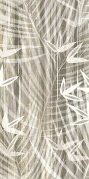 Captiva shadow leaves floral mural panel 600x1200mm - view 3