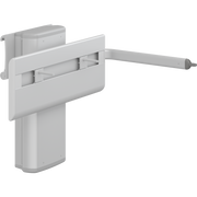 Pressalit PLUS Wash Basin Bracket, Gas-Assisted, Height & Sideways Adjustable, Track-Mounted, White (R4680)