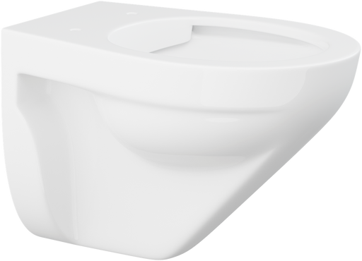 Pressalit wall-mounted rimless toilet, 700mm projection, white