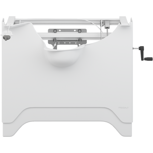Pressalit MATRIX ANGLE DEEP powered wash basin bracket, right-facing, white