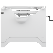 Pressalit MATRIX ANGLE DEEP manual wash basin bracket, right-facing, white