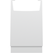 Pressalit INDIVO Installation Cover White RK1043000 detail