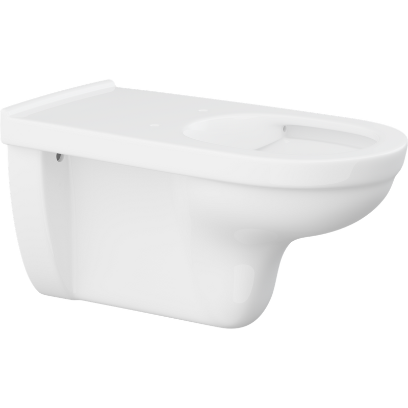 Pressalit wall-hung rimless toilet, 700mm projection, white