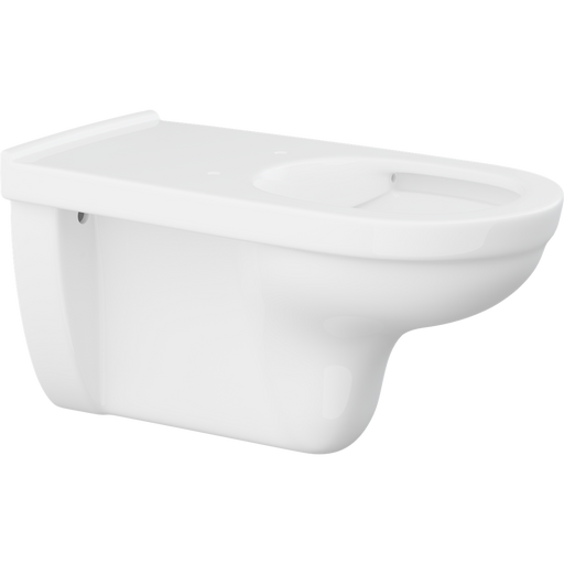 Pressalit wall-hung rimless toilet, 700mm projection, white