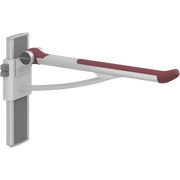 Pressalit PLUS Support Arm 700mm Adjustable Left Hand Red R370370035