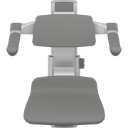 Pressalit PLUS Shower Seat 310 incl. Backrest & Armrests, Manually Height Adjustable, Anthracite (R7334112)