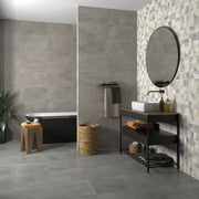 Daytona grey marble effect tile 270x420mm - view 2