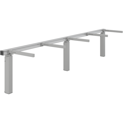 Pressalit INDIVO Wash Basin Lift, 3 Actuators, Grey, for Worktop 2401-3000mm (RK1454202)