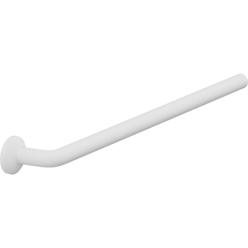 Pressalit PLUS Handrail Section 746mm with Wall Rosette White RT322000