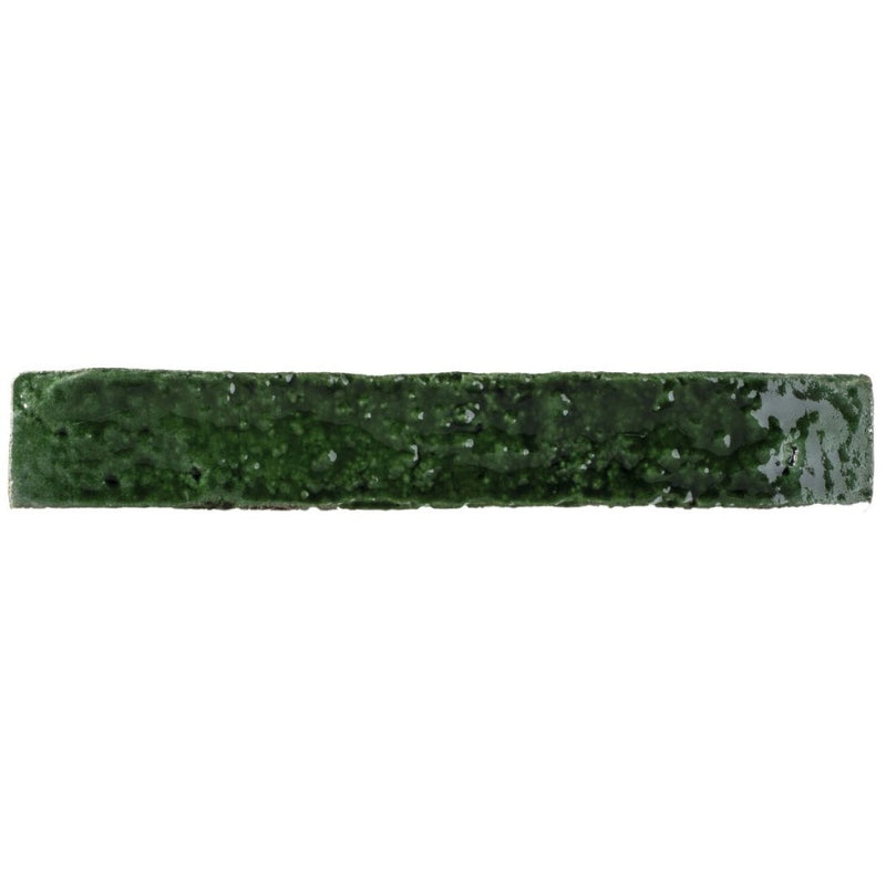 Delray emerald crackle glaze tile 38x235mm - view 2