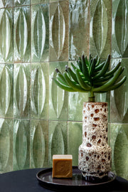 Deltona Green Eye Decor Gloss Porcelain Wall & Floor Tile 75x200mm