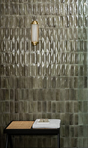 Deltona Grey Eye Decor Gloss Porcelain Wall & Floor Tile 75x200mm