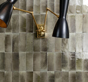 Deltona Grey Gloss Porcelain Wall & Floor Tile 75x200mm