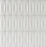 Deltona White Eye Decor Gloss Porcelain Wall & Floor Tile 75x200mm