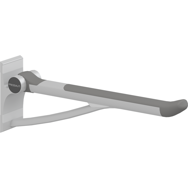Pressalit PLUS Support Arm 700mm Fixed Height Anthracite R360070112
