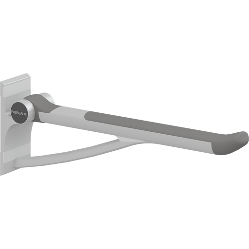 Pressalit PLUS Support Arm 700mm Fixed Height Anthracite R360070112