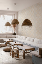 Doral Beige Mix Stone Effect Matt Porcelain Wall & Floor Tile 600x600mm