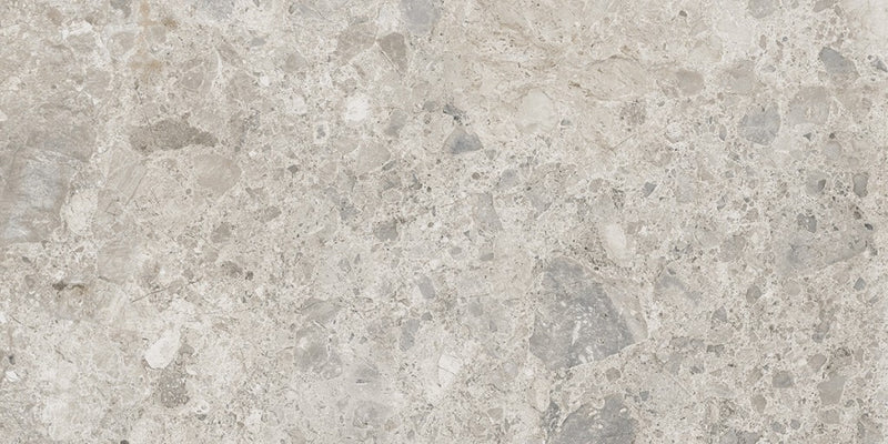 Doral Grey Mix Stone Effect Matt Porcelain Wall & Floor Tile 300x600mm