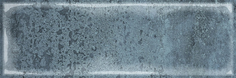 Dunedin blue handmade effect tile 100x300mm - view 2