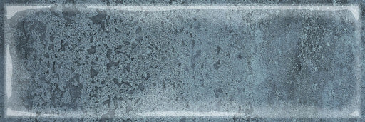 Dunedin blue handmade effect tile 100x300mm - view 2