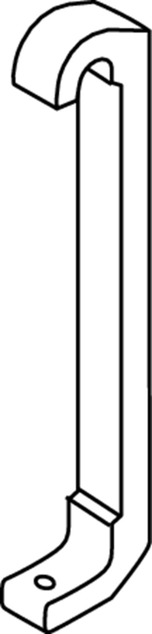 Pressalit Safety Stop RT761 dimensioned drawing