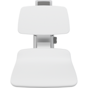 Pressalit PLUS Shower Seat 450 incl. Backrest, Manually Height Adjustable, White (R7424000)