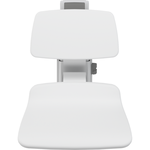 Pressalit PLUS Shower Seat 450 incl. Backrest, Manually Height Adjustable, White (R7424000)
