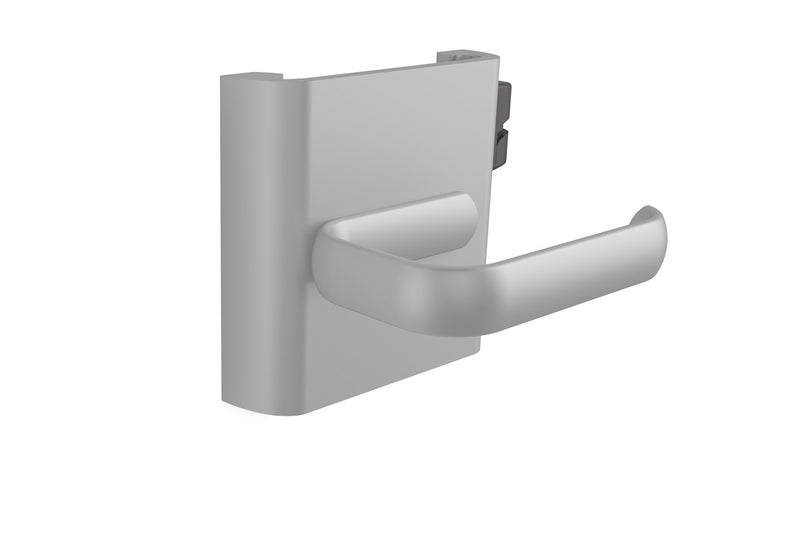 Pressalit Paper Holder for Vertical PLUS Wall Track, Aluminium (R9323)