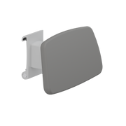 Pressalit PLUS Backrest, 385mm, Sideways Adjustable, Anthracite (R6414112)