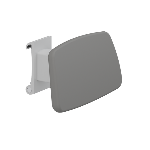 Pressalit PLUS Backrest, 385mm, Sideways Adjustable, Anthracite (R6414112)