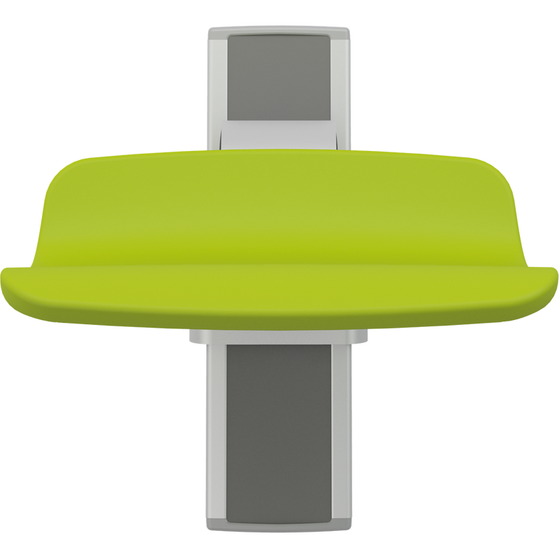 Pressalit PLUS Shower Seat 450, Manually Height Adjustable, Lime Green (R7414277)