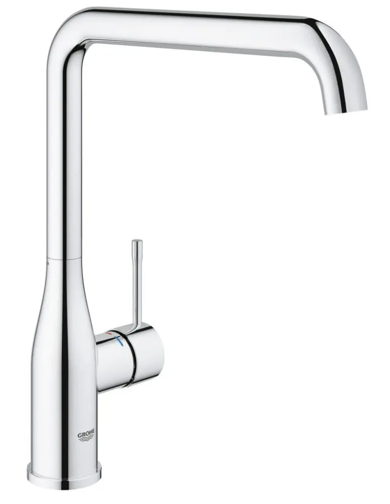 Grohe Essence kitchen sink mixer L-spout 30269 in StarLight Chrome