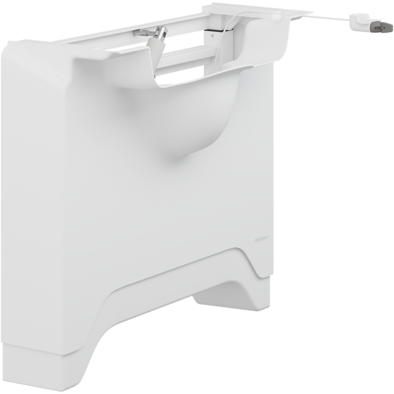 Pressalit MATRIX MEDIUM powered wash basin bracket, height adjustable, white