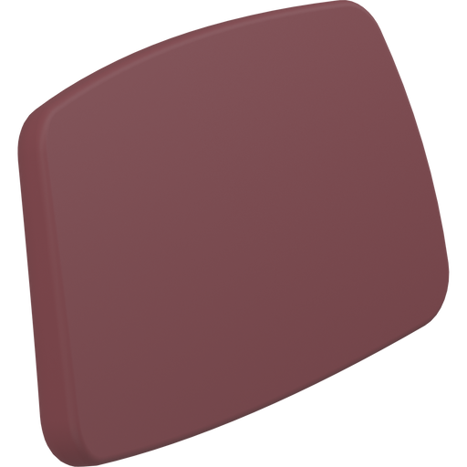 Pressalit PLUS Backrest 385mm Fixed Height Red R6404035