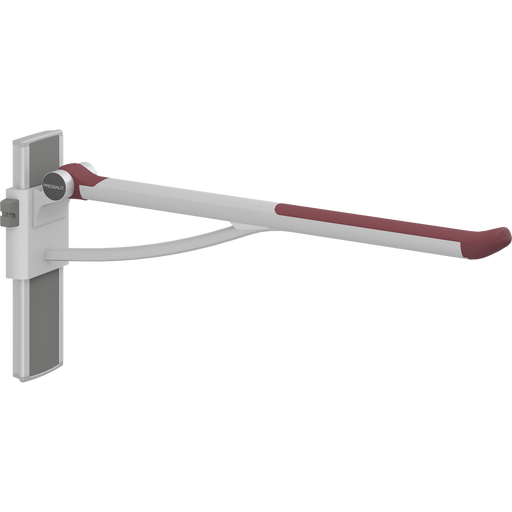 Pressalit PLUS Support Arm 850mm Adjustable Left Hand Red R370385035